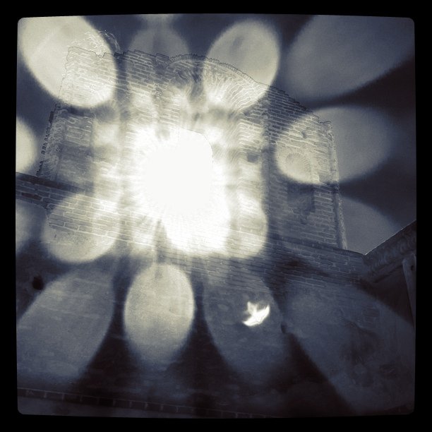 Sunlight through the bell tower