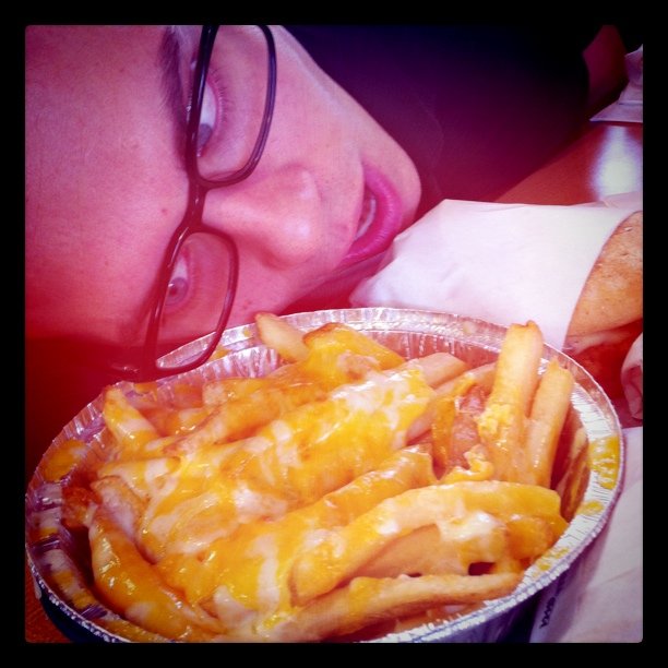 The new cheese fries... 