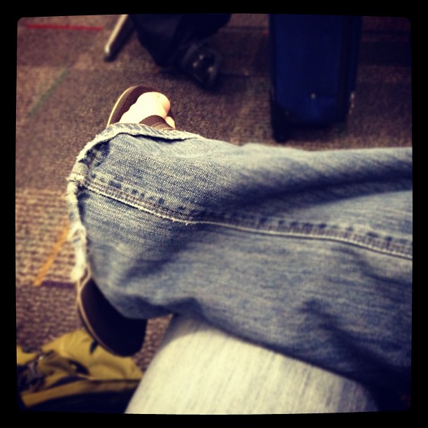 At the airport again. Magic!