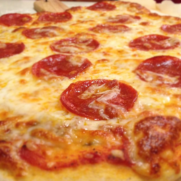 Melissa makes the most amazing pizza...