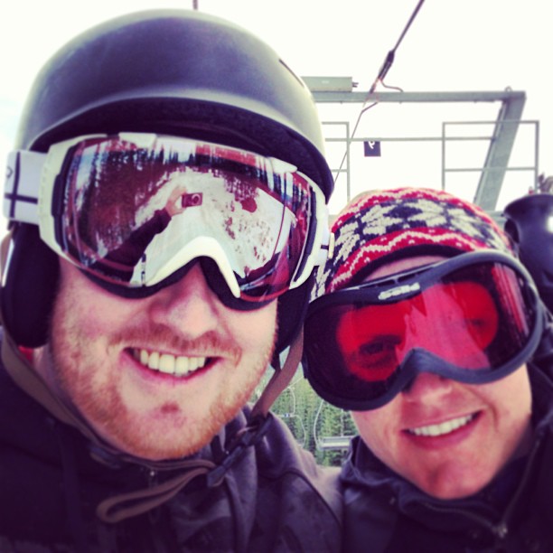 Fun day in the hill with @mbspurlock