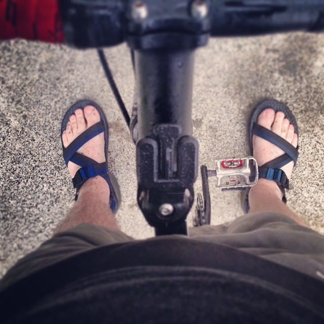 Was a little (lot) damp on the ride home Thursday.