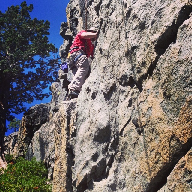 Found and conquered 90 Foot Wall. @instarye @kimdub35 @mbspurlock