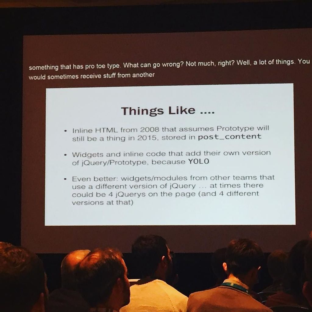 RT @helenhousandi: jQuery and Prototype&hellip;