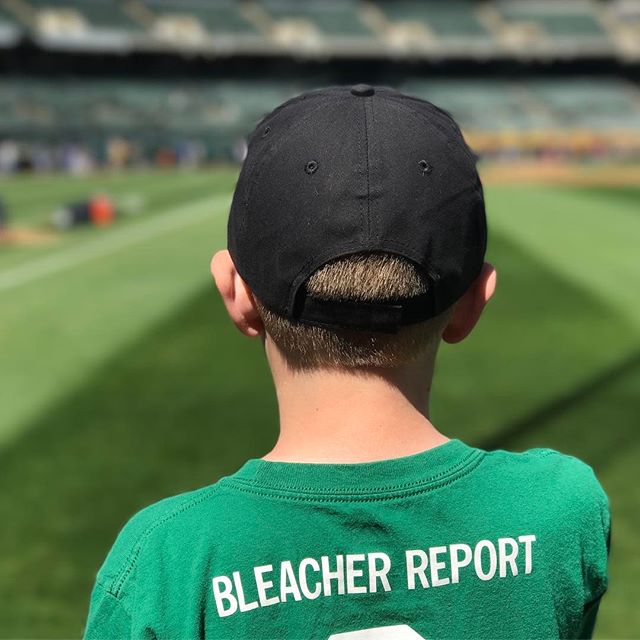 Little League day with the A’s!